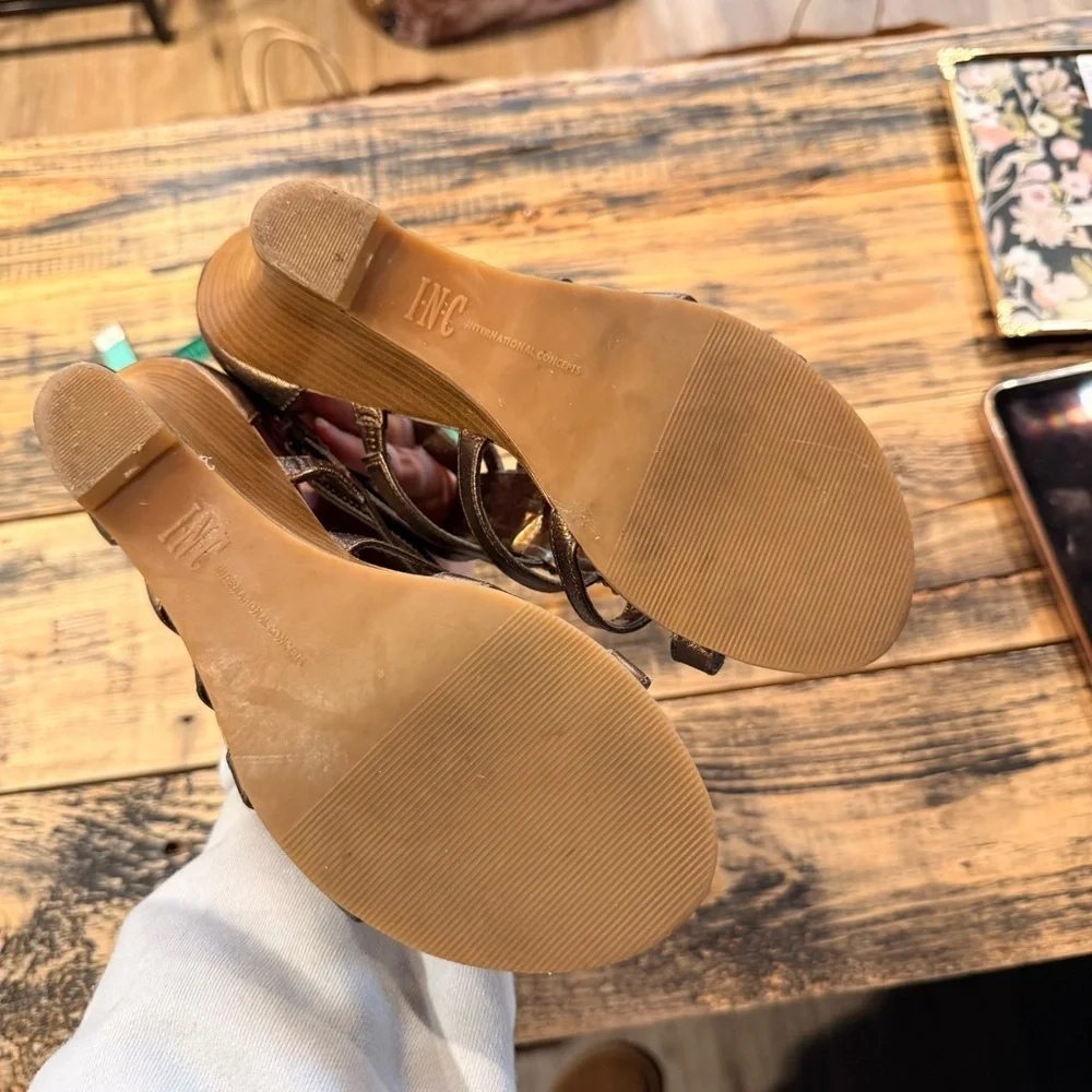 INC International Concepts Beaded Wedges